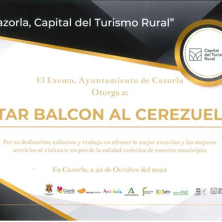 Alojamiento Balcon Al Cerezuelo Cazorla Ngoại thất bức ảnh